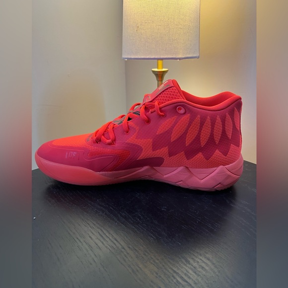 Puma LaMelo Ball MB.01 - Red Blast - Size 15 - Good Condition w/ Original Box - Picture 3 of 8